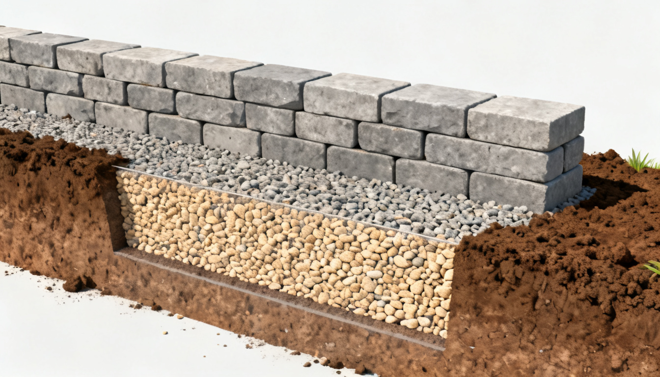 mauer ohne fundament