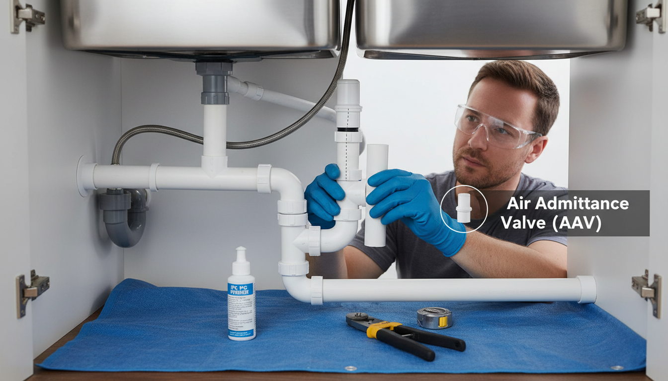 belüftungsventil installieren