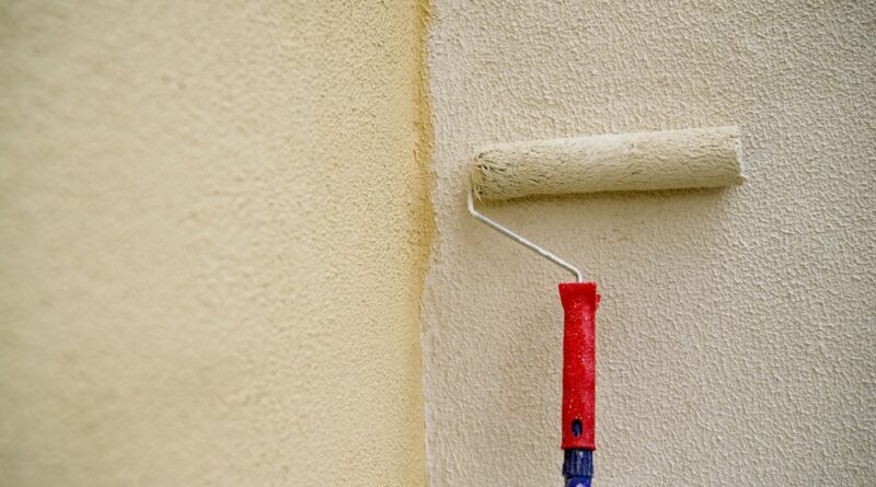 wand streichen mit silikatfarbe