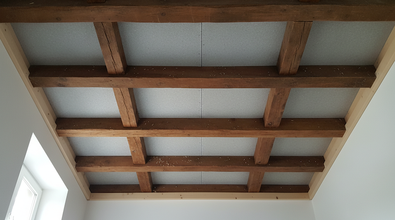 Trockenestrich Holzdecke